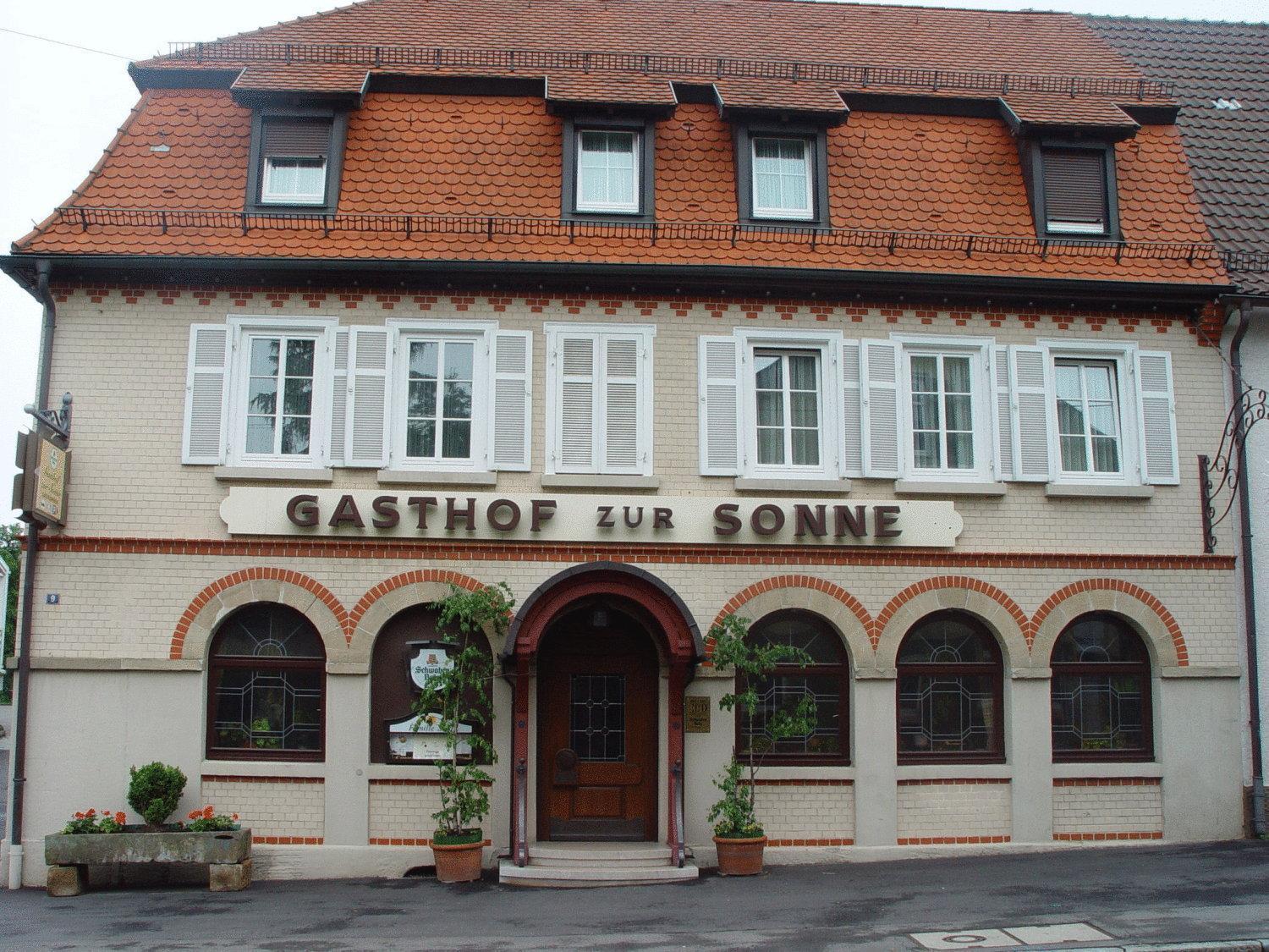 Gasthof Zur Sonne Stuttgart Exterior photo